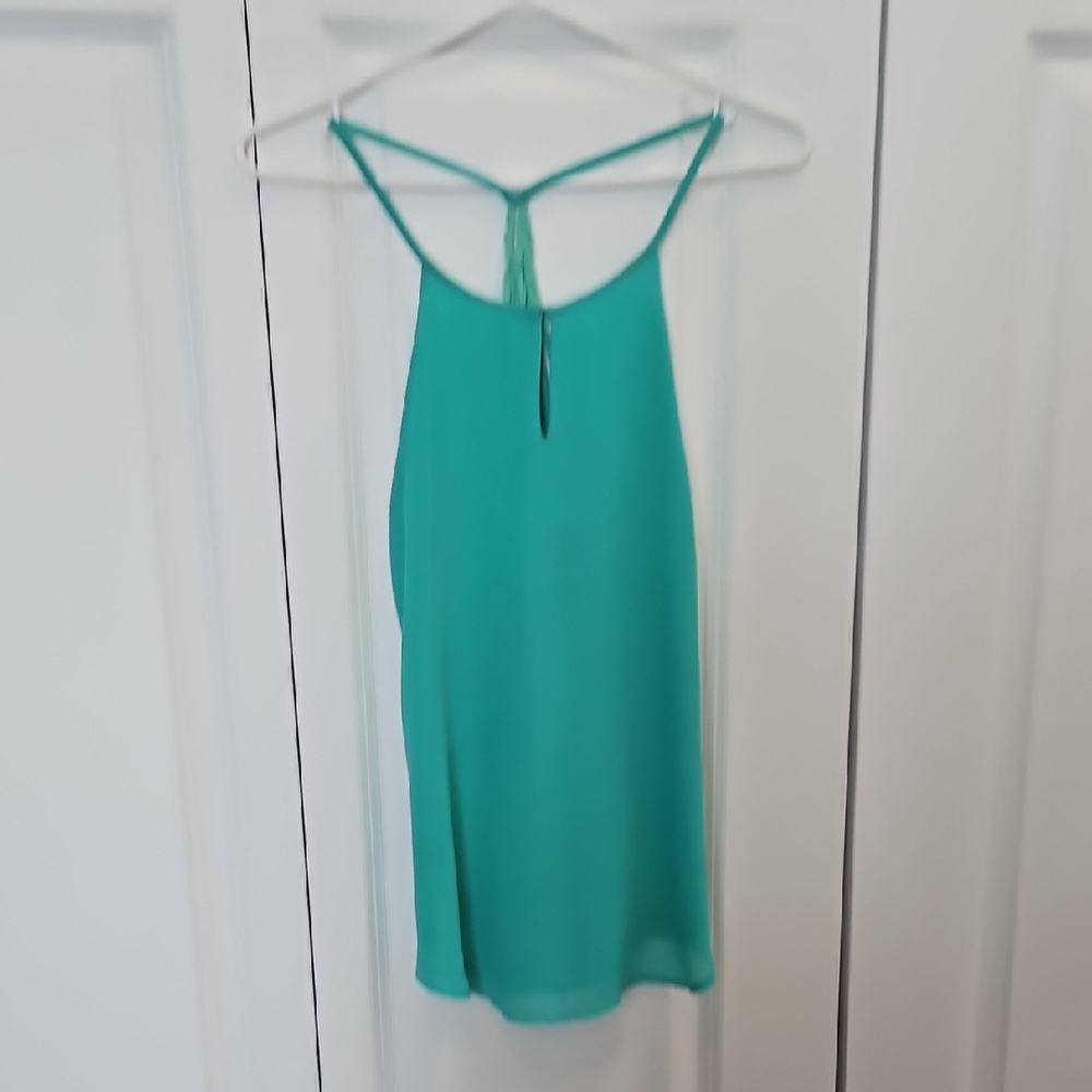 Naked Zebra Teal Green Strappy Camisole